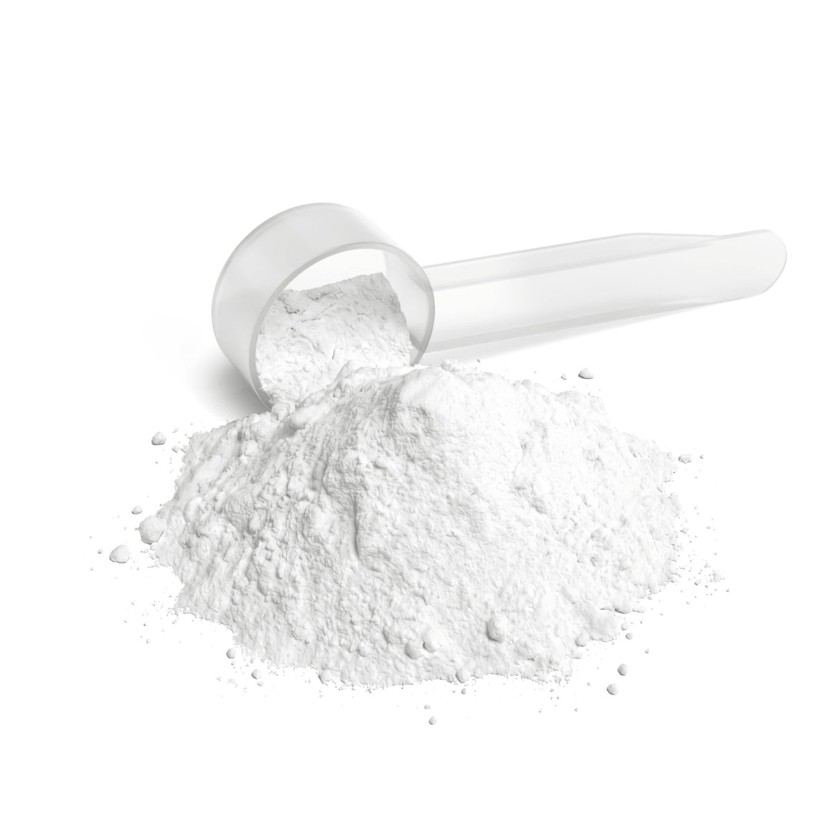 L-Glutamine powder with measuring scoop for muscle recovery and support after exercise.