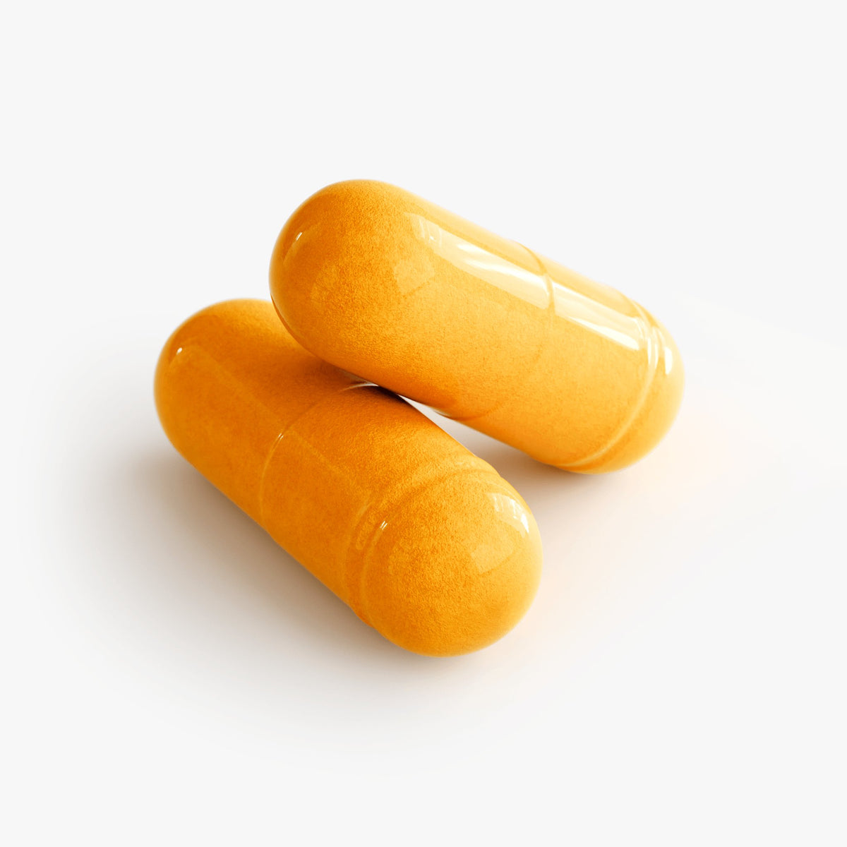CoQ10 Ubiquinone capsules showcasing bright yellow exterior for energy support and vitality.